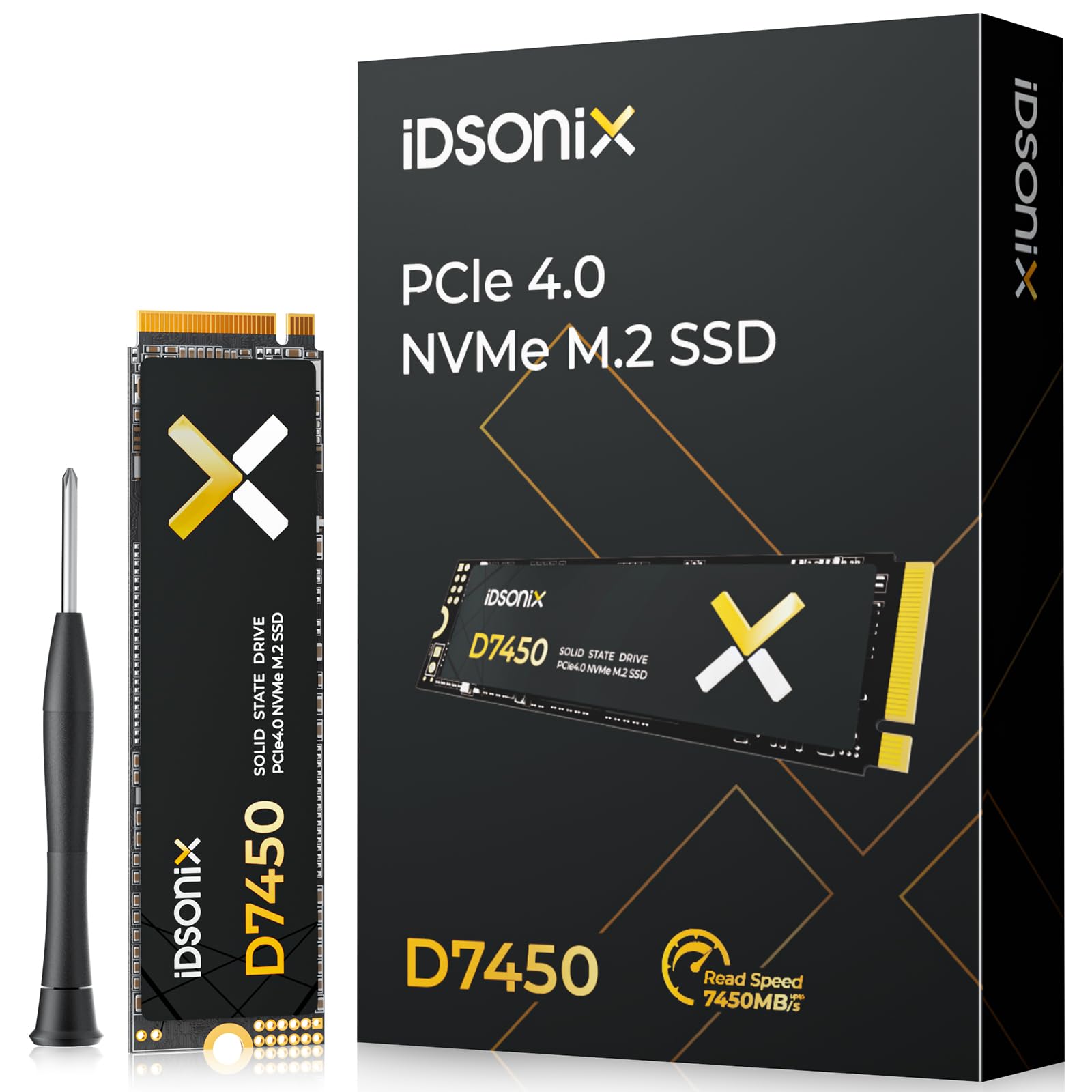 Amazon.com: iDsonix M.2 SSD 2TB, PCIe Gen4X4, M.2 2280 NVMe SSD